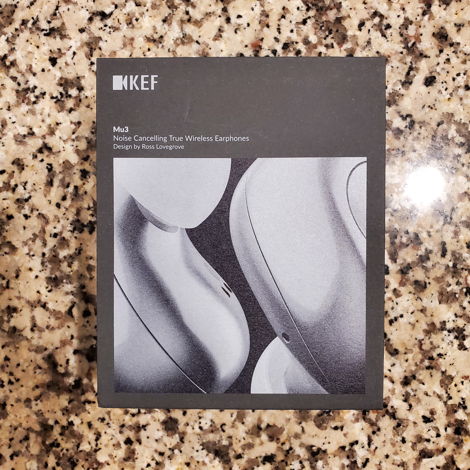 KEF Mu3 Noise Cancelling True Wireless Earphones (Charcoal)