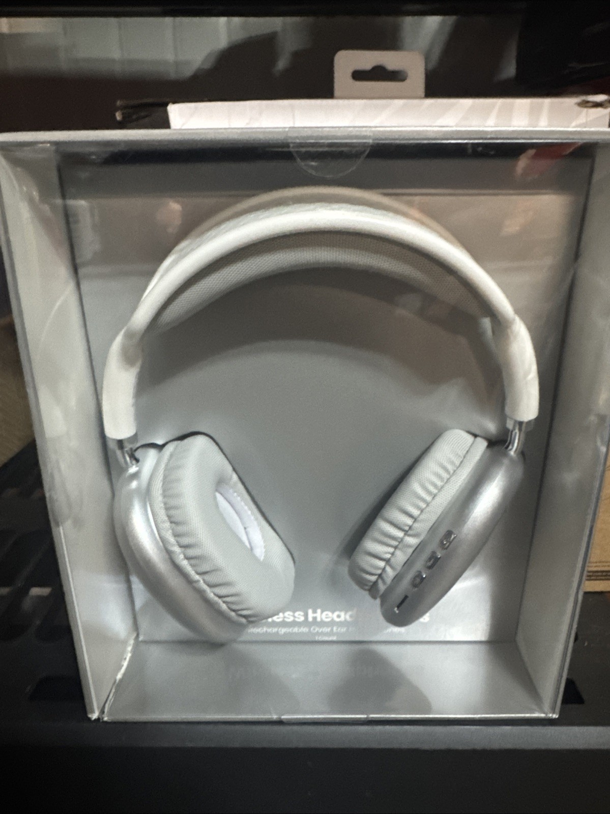 Wireless Over-Ear Headphones-Silver