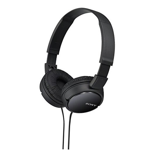 ZX Series Wired On-Ear Headphones MDR-ZX110 Black No Mic