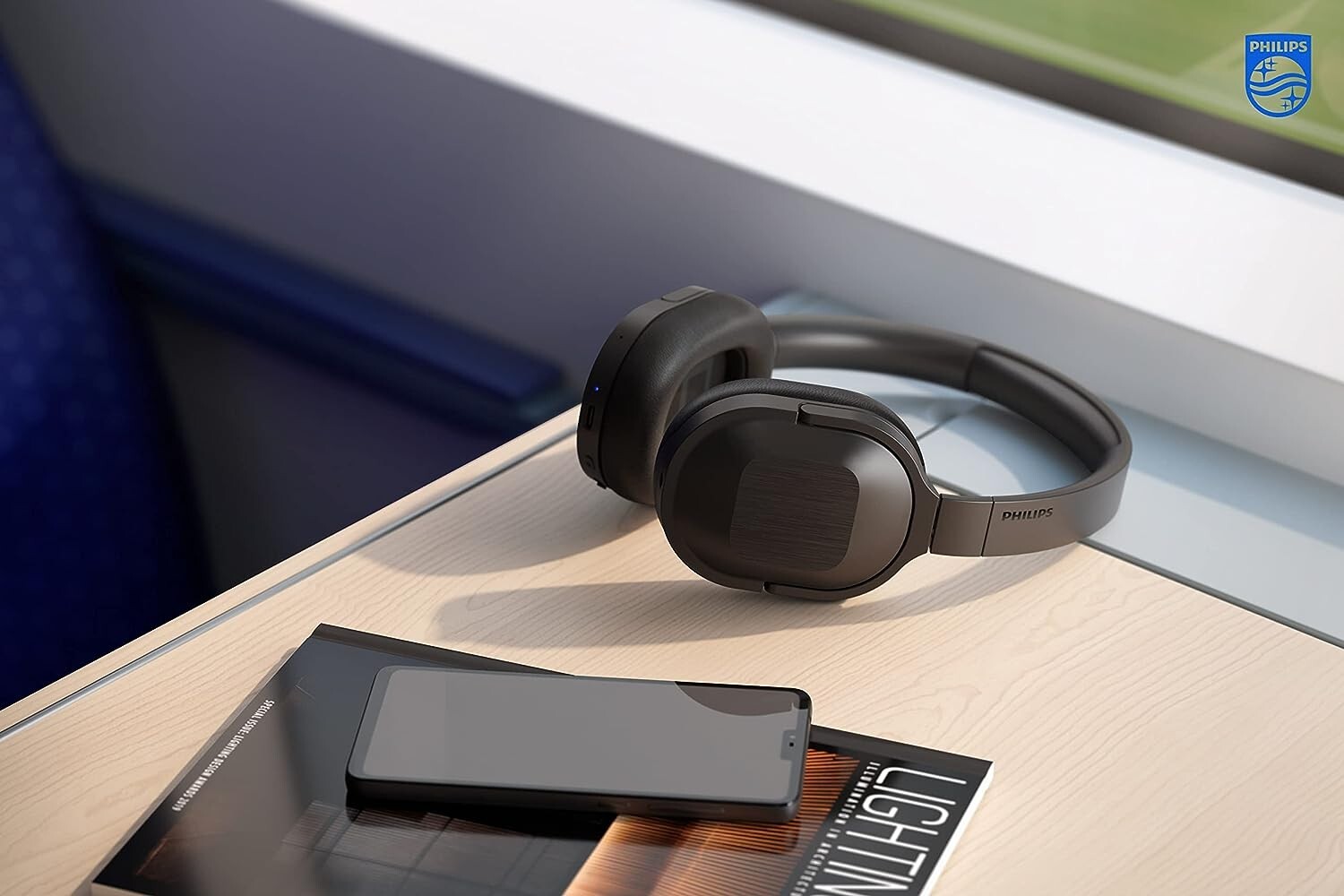 Philips Wireless Over the Ear Noise Canceling Wireless Headphones