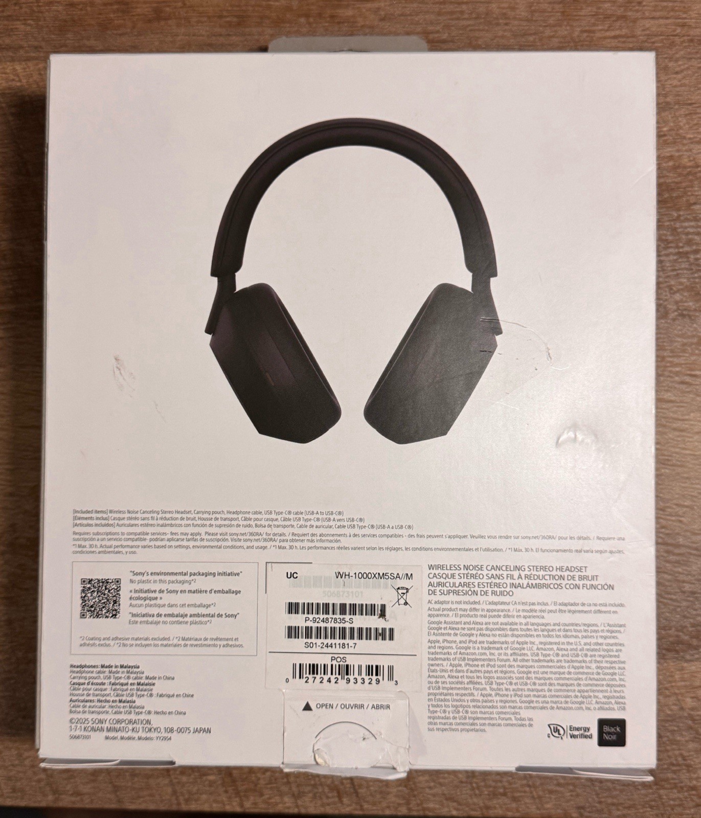 Sony WH-1000XM5 Wireless Noise Canceling Headphones Open Box Tested