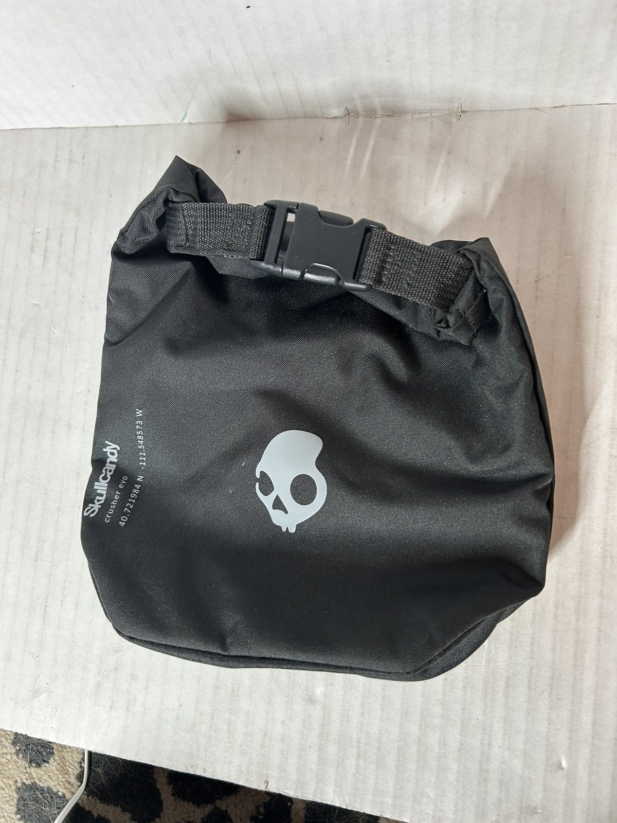 EMPTY SKULLCANDY CRUSHER ANC2 WIRELESS HEADPHONES LINED SOFT CASE CARRY BAG ONLY