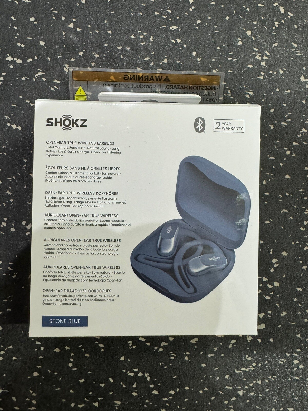 Shokz – OpenFit Air Open-Ear True Wireless Earbuds – Stone Blue New!!!