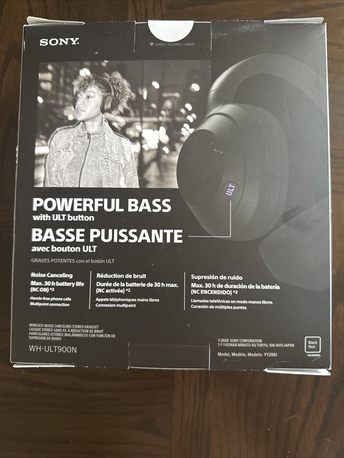 Sony WH-XB900N Wireless Noise Canceling Headphones – Black