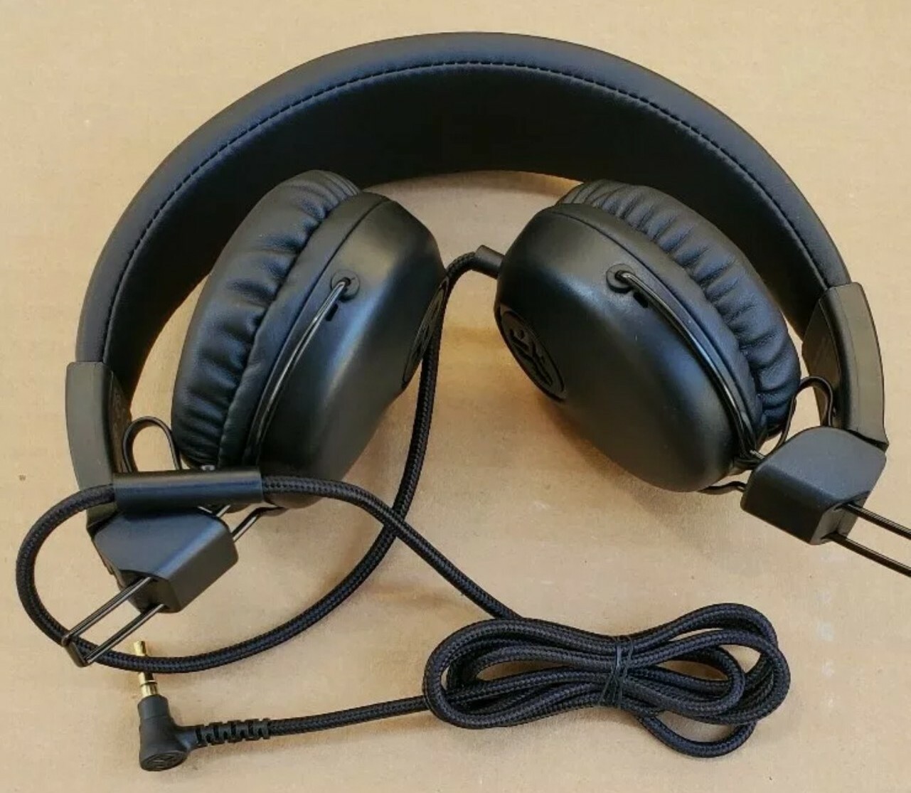 JLab Studio Wired On-Ear Headphones – Black