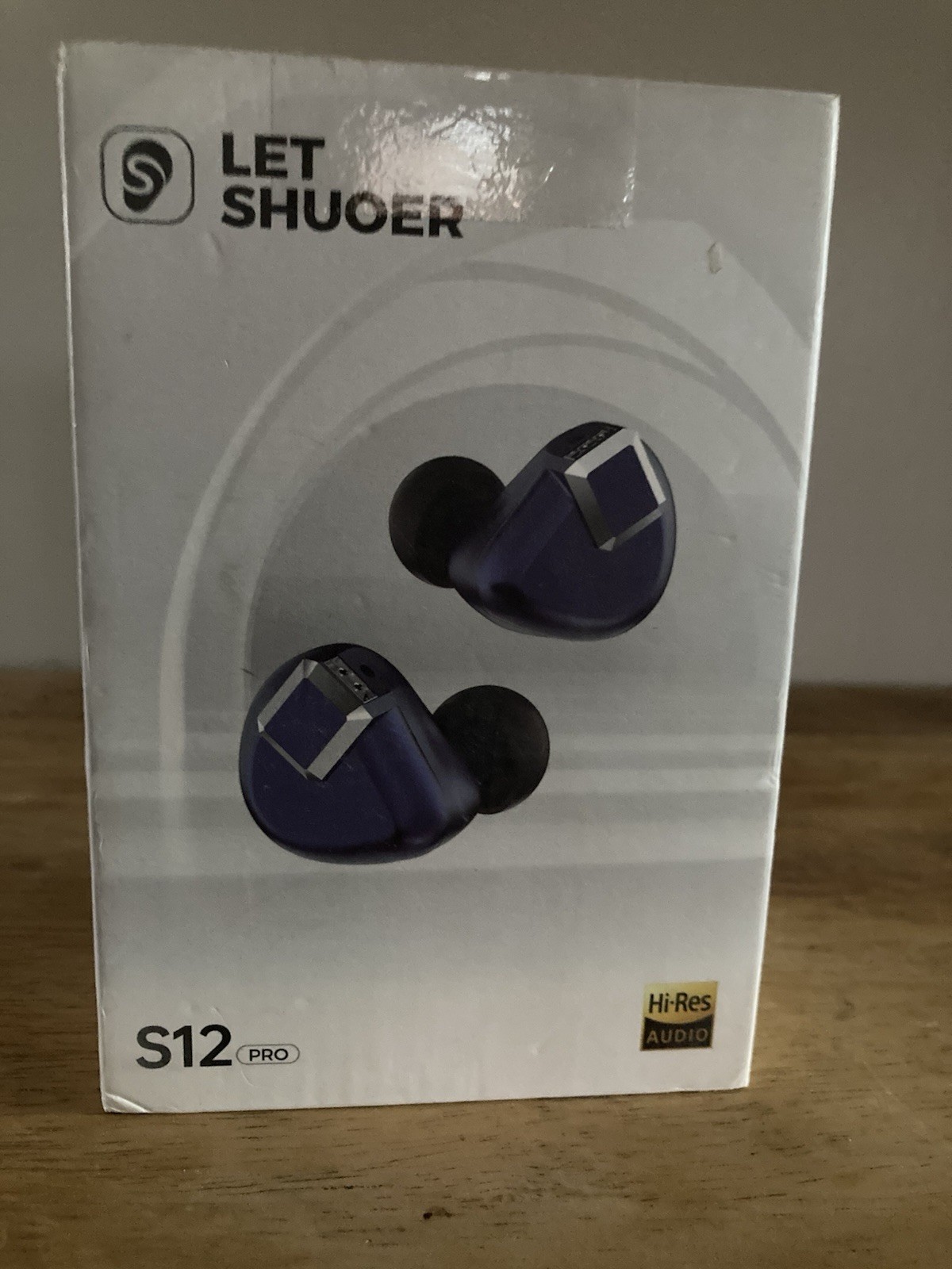 LET SHUOER S12 PRO Hi-Res Audio In-Ear Earbuds Blue, 3.5mm Jack