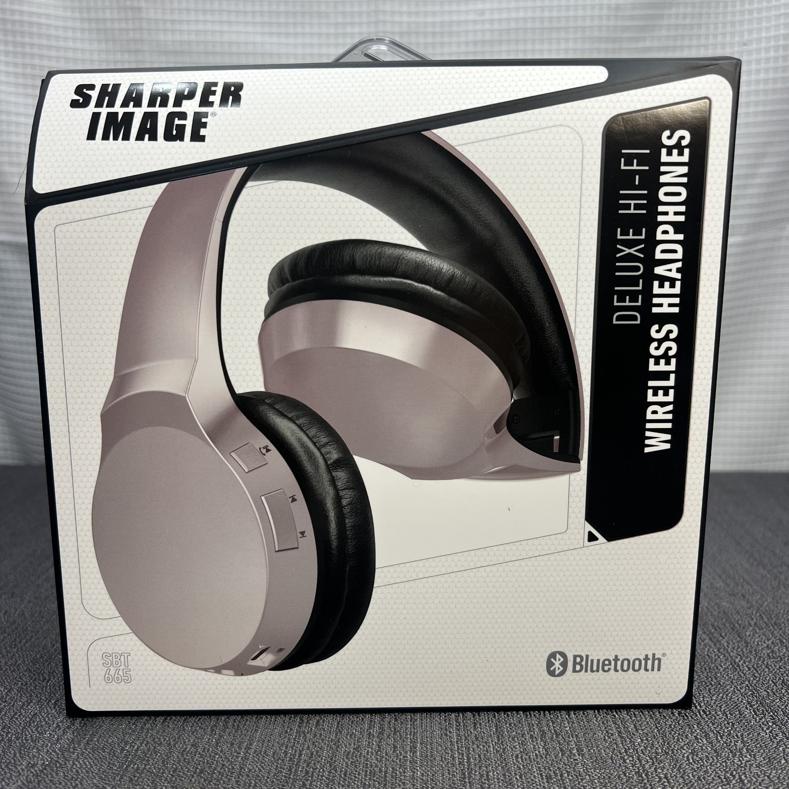 New Sharper Image SBT665 Deluxe Hi-Fi Wireless Bluetooth Headphones 2018