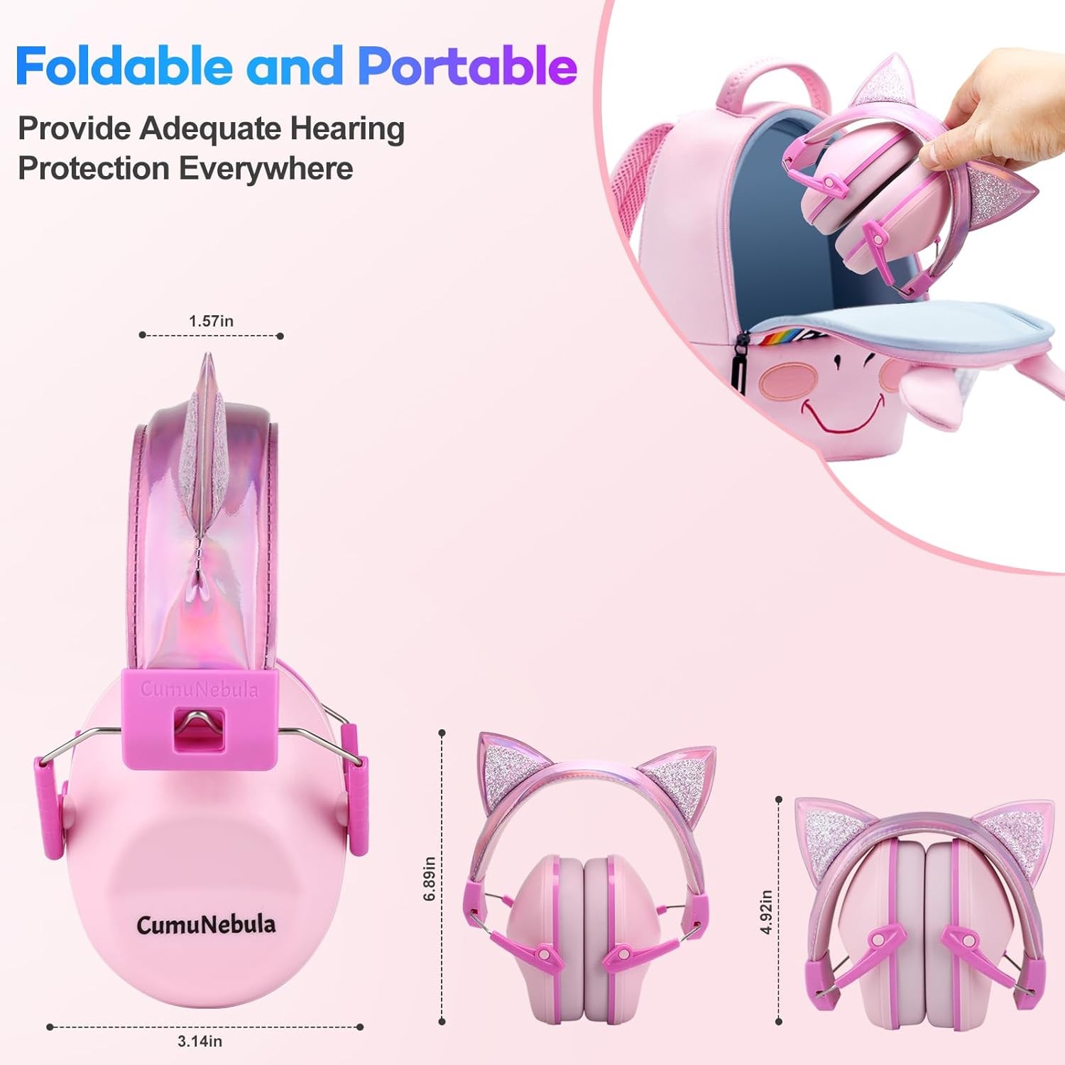Noise Cancelling Headphones for Kids, Kids Ear Protection 28Db SNR Noise Reducti