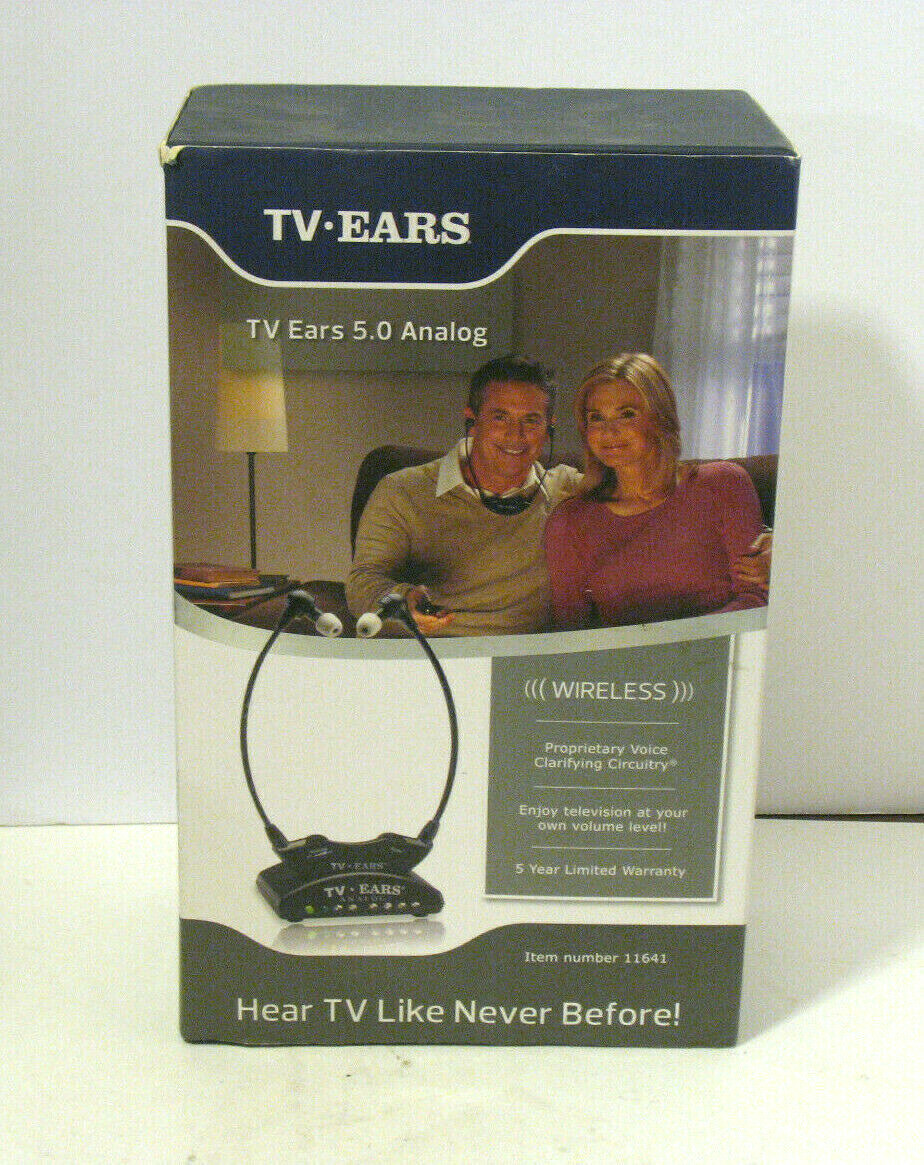 TV EARS 5.0 Analog Wireless Voice Clarifying Headset System 11641.