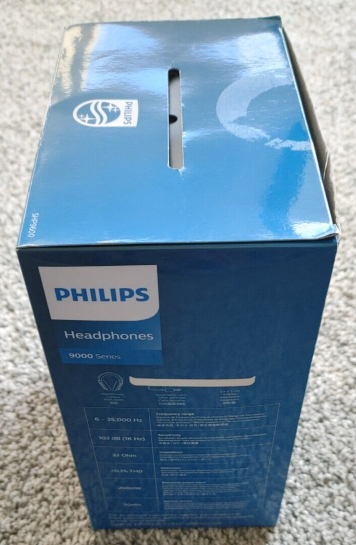Philips Spacious sound Over-Ear Headphones 9000 Series – SHP9600 – Color Black