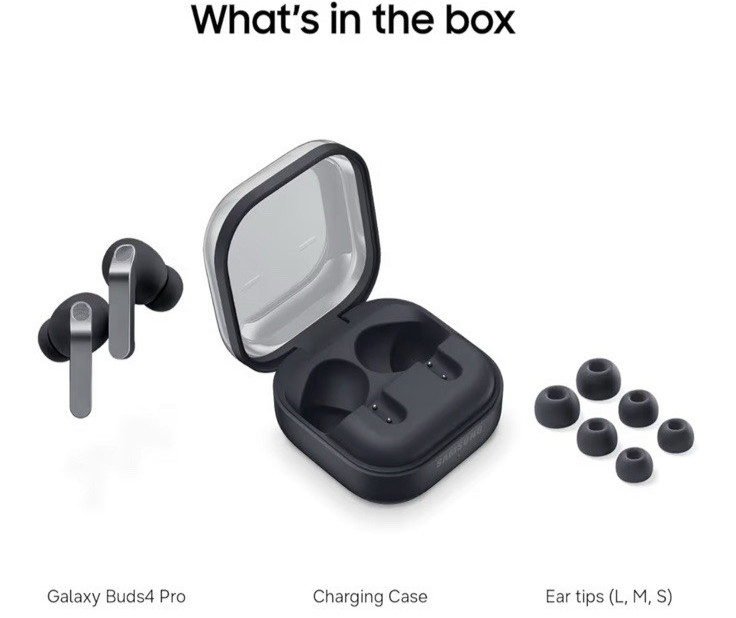 NEW Samsung Galaxy Buds 4 Pro SM-R640 True Wireless Bluetooth Earbuds – Black