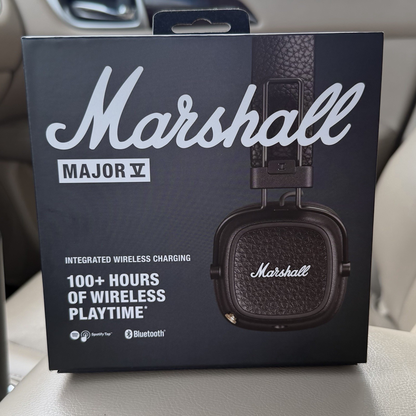 NEW Marshall Major V Wireless Bluetooth Headphones Black Never Used