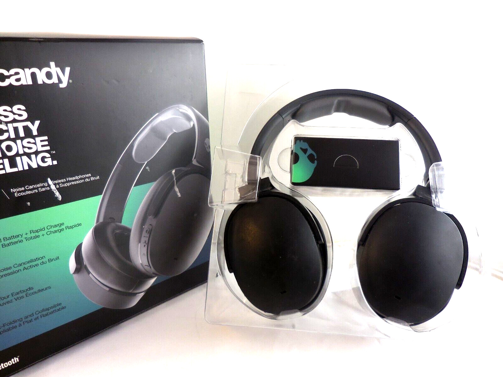 Skullcandy Hesh ANC S6HHW Noise Canceling Wireless Headphone-Black (With Issue)