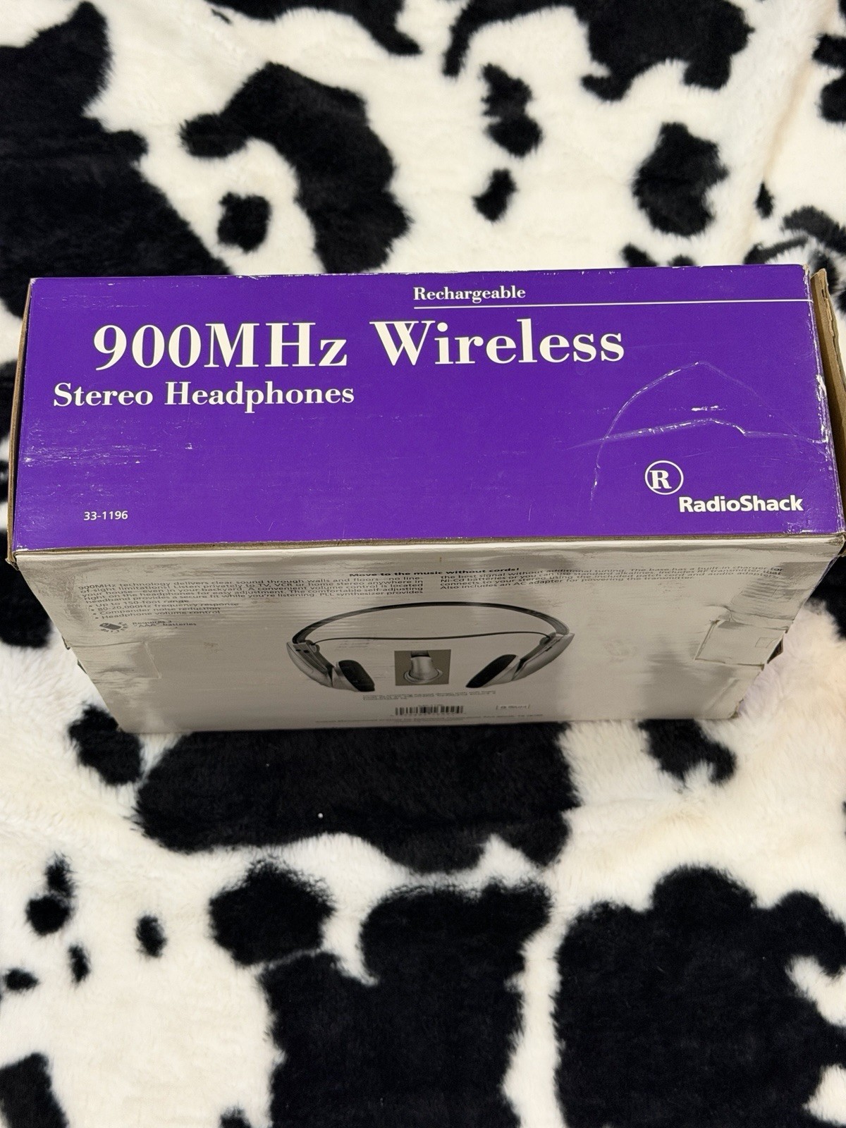 VTG Radio Shack 900MHZ Wireless Stereo Rechargeable Headphones 33-1196 –