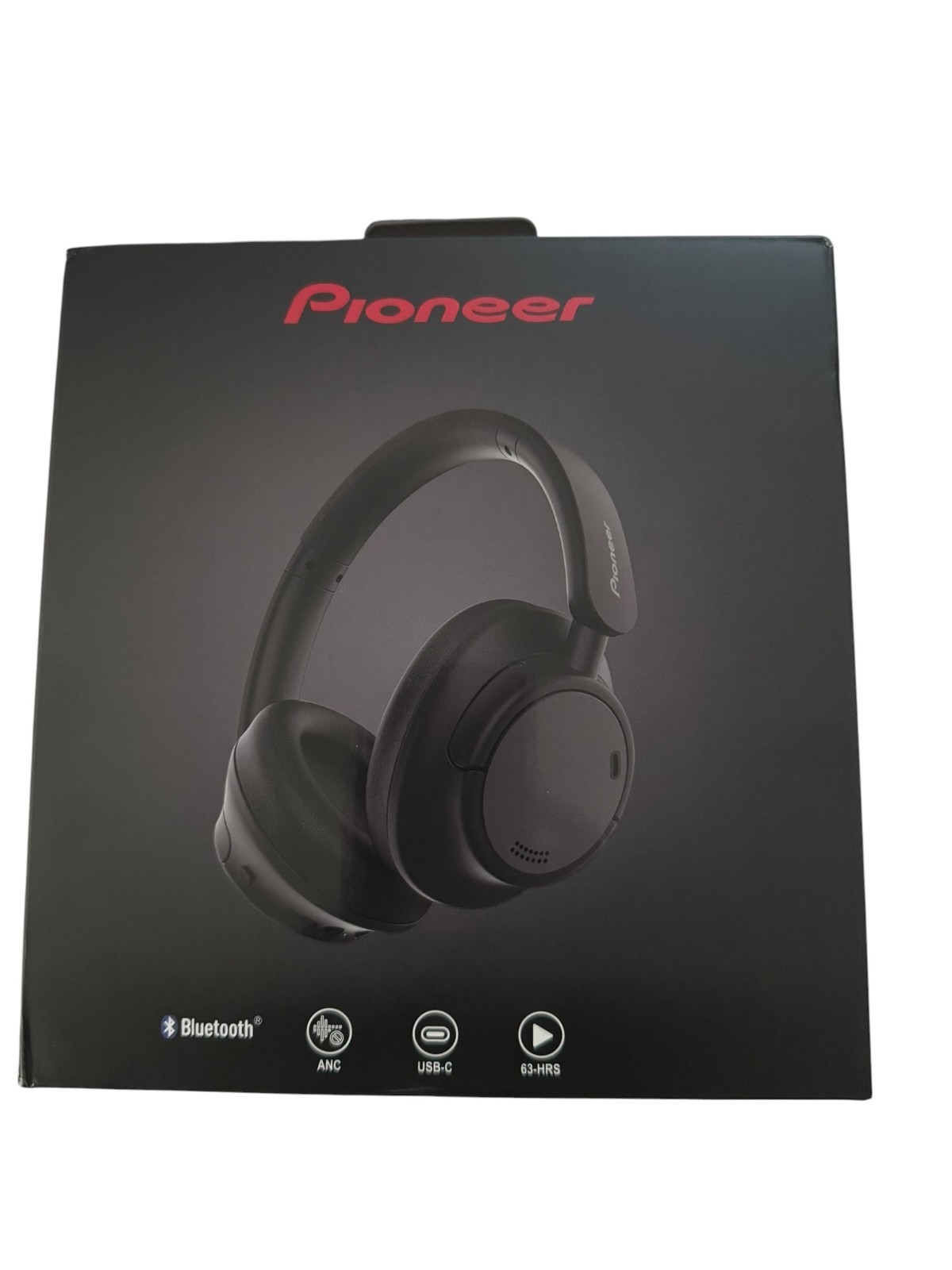 Pioneer A35-BK Bluetooth Headphones ANC USB-C Black Built-In Mic Over-Ear