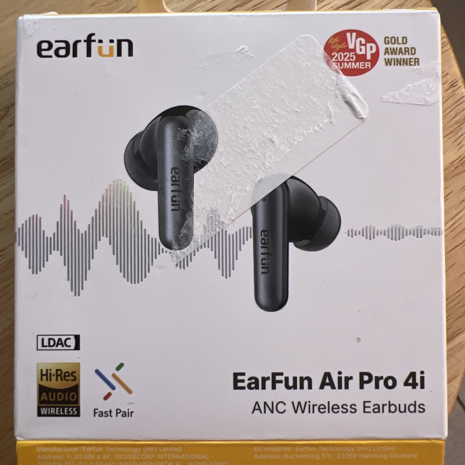 EarFun Air Pro 4i Wireless Earbuds Bluetooth Black TW230 Simply Beautiful OB