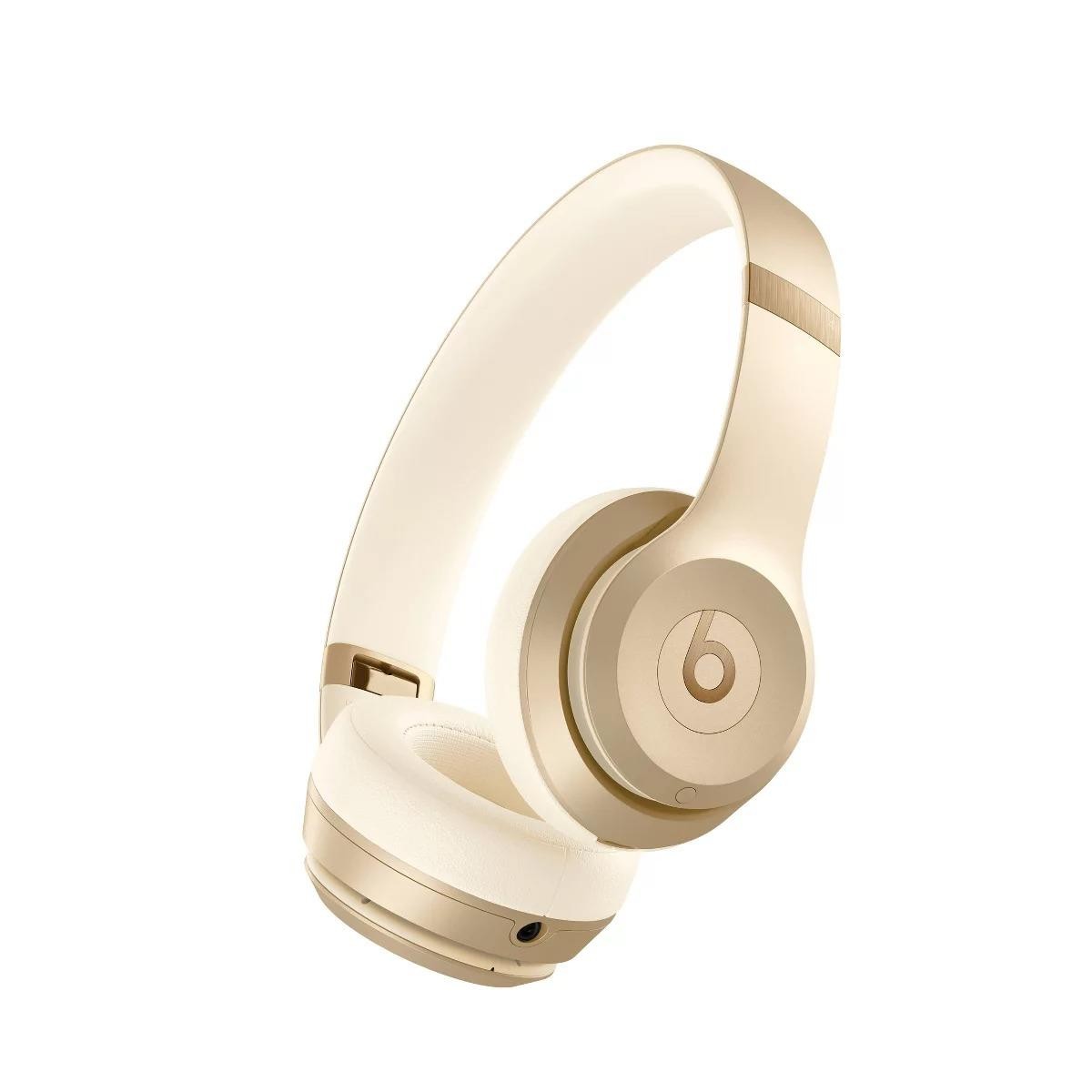 Beats Solo 4 Bluetooth Wireless On-Ear Headphones Gold – Excellent