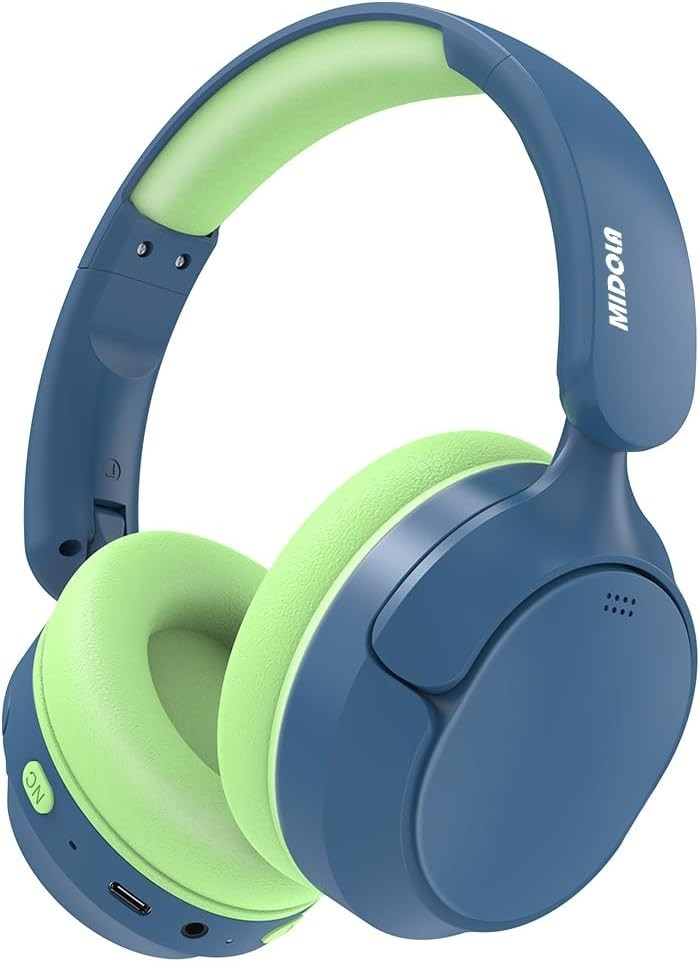 Safe Volume Kids Bluetooth Headphones – Active Noise Cancellation & Lightweight