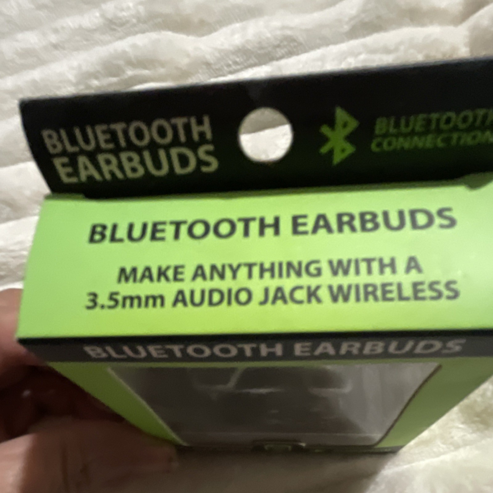 Gadget Gear 4812 Wireless Bluetooth Earbuds Built-In Mic Black In-Ear