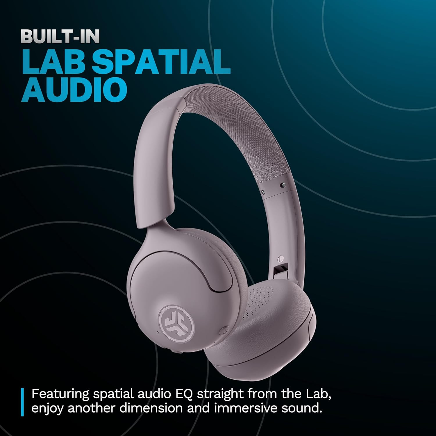 , Go Lux ANC, on Ear Headphones, Active Noise Cancelling, Bluetooth, Multipoint