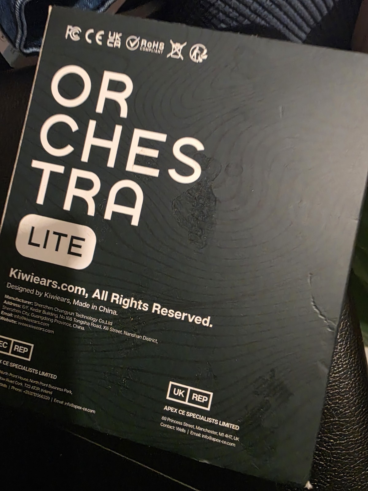 Kiwi Ears Orchestra Lite Wired Earphones High-Resolution Performance -Clear