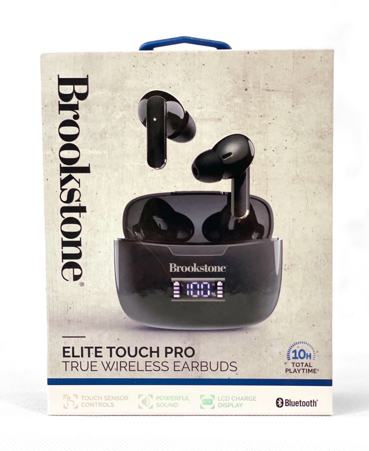 NEW Brookstone Elite Touch Pro True Wireless Bluetooth Earbuds
