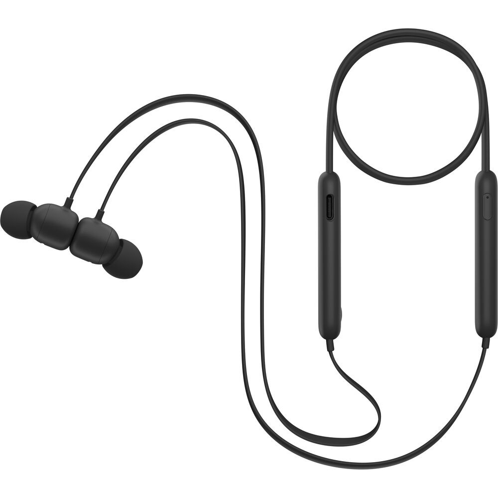Beats Flex Wireless In-Ear Headphones (Black) Bundle + Accessories