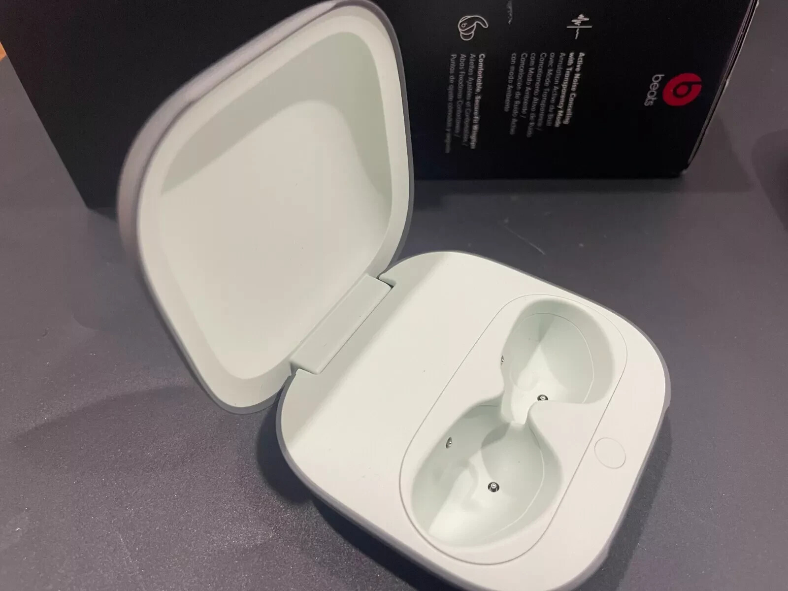 Beats by Dr. Dre Beats Fit Pro True GRAY Case Replacement Only( free cable)