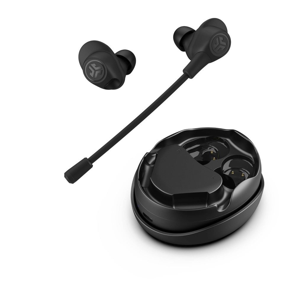 JLab Work Buds True Wireless Bluetooth Earbuds – Black