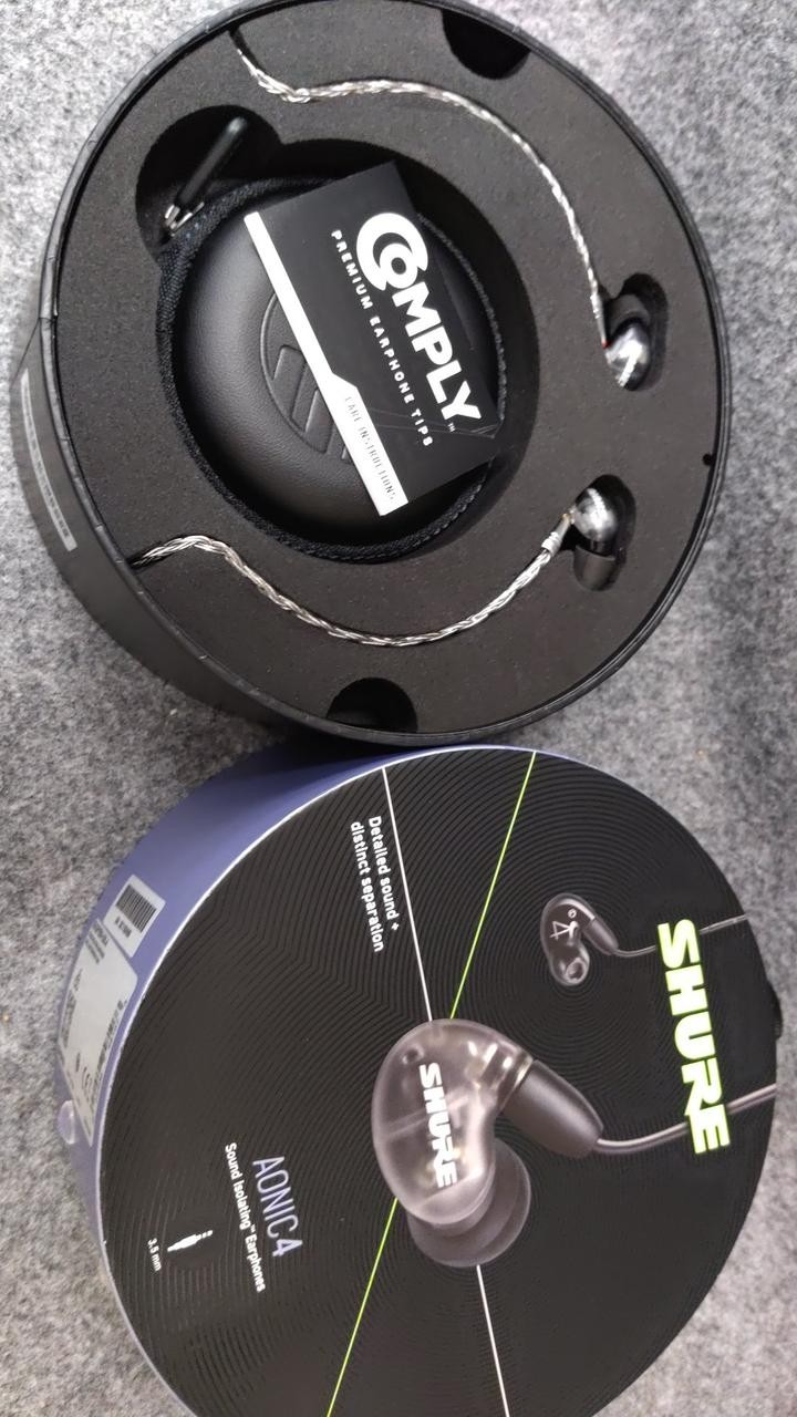 Shure Aonic 4 Earphones, 20Hz-20kHz, 25H Playback, Noise Canceling, Unused