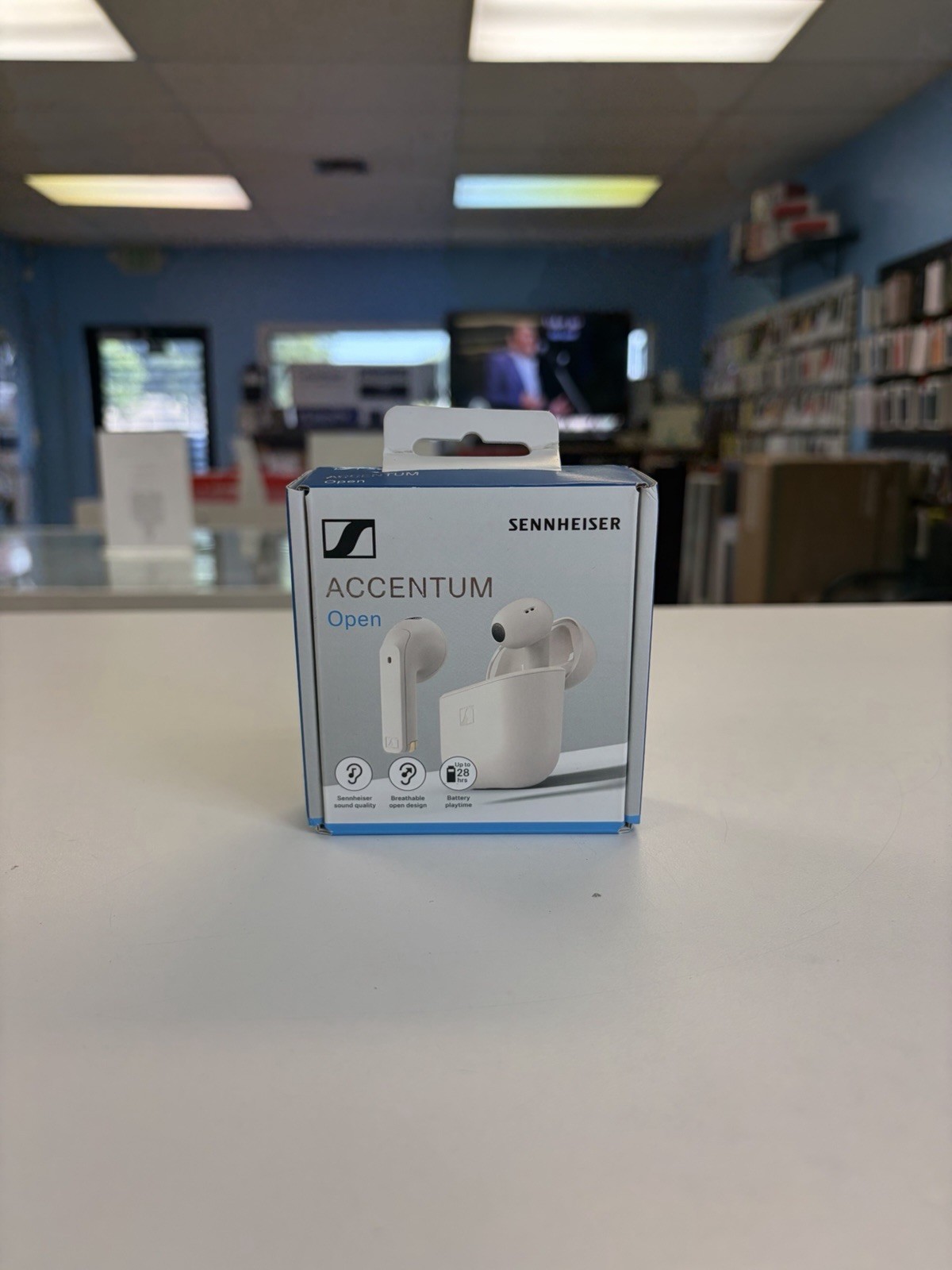 Sennheiser ACCENTUM Open Wireless Earbuds – Cream