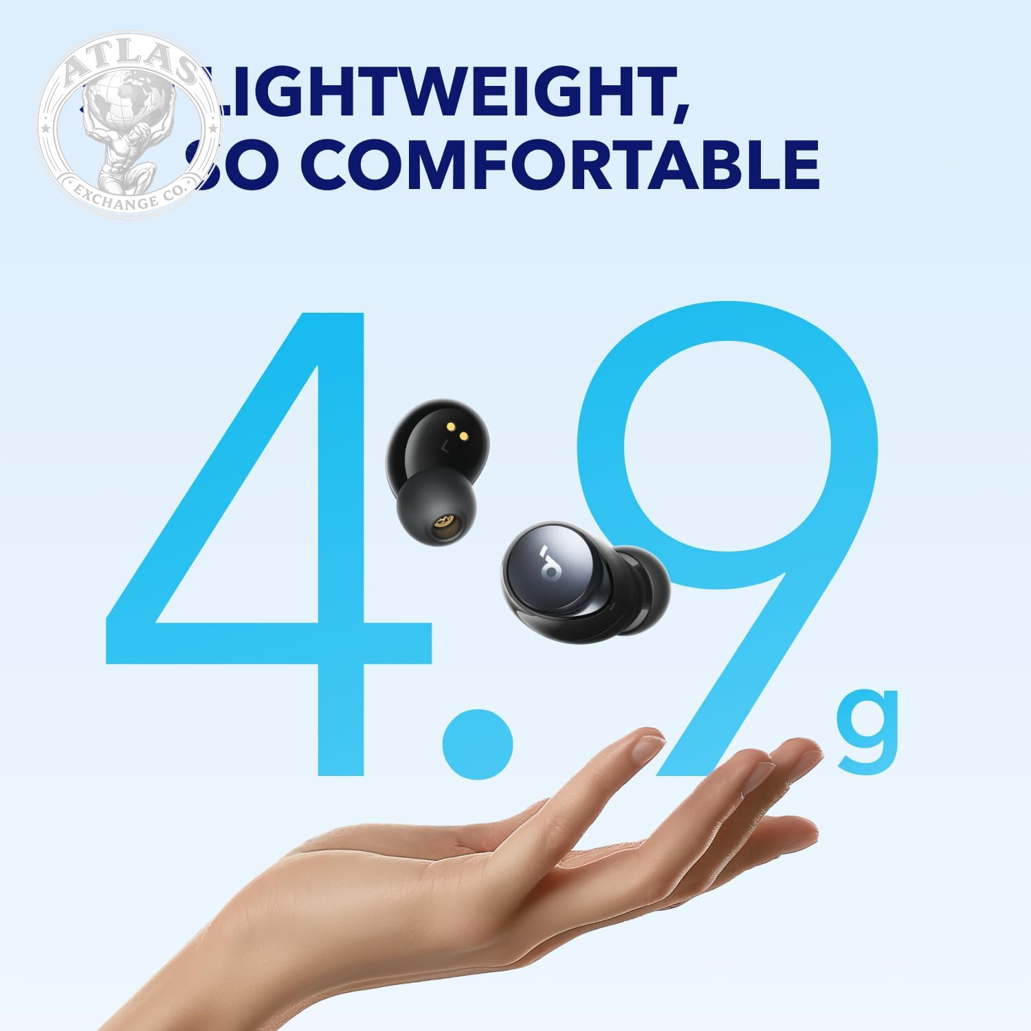 Soundcore by Anker Space A40 Adaptive Active Noise Cancelling Wireless Earbuds,