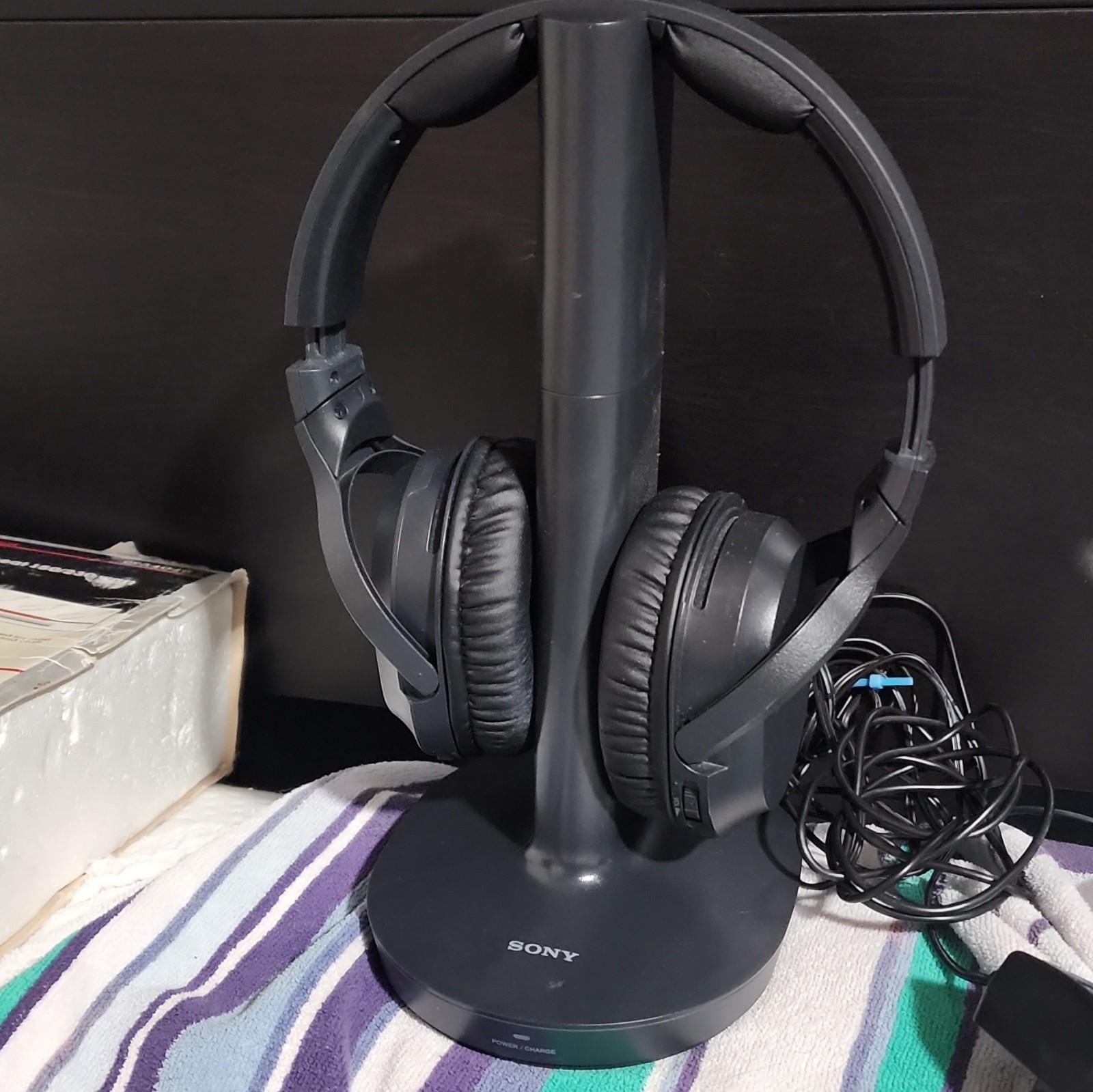 `SONY WH-RF400 WIRELESS HOME THEATER HEADPHONES – BLACK