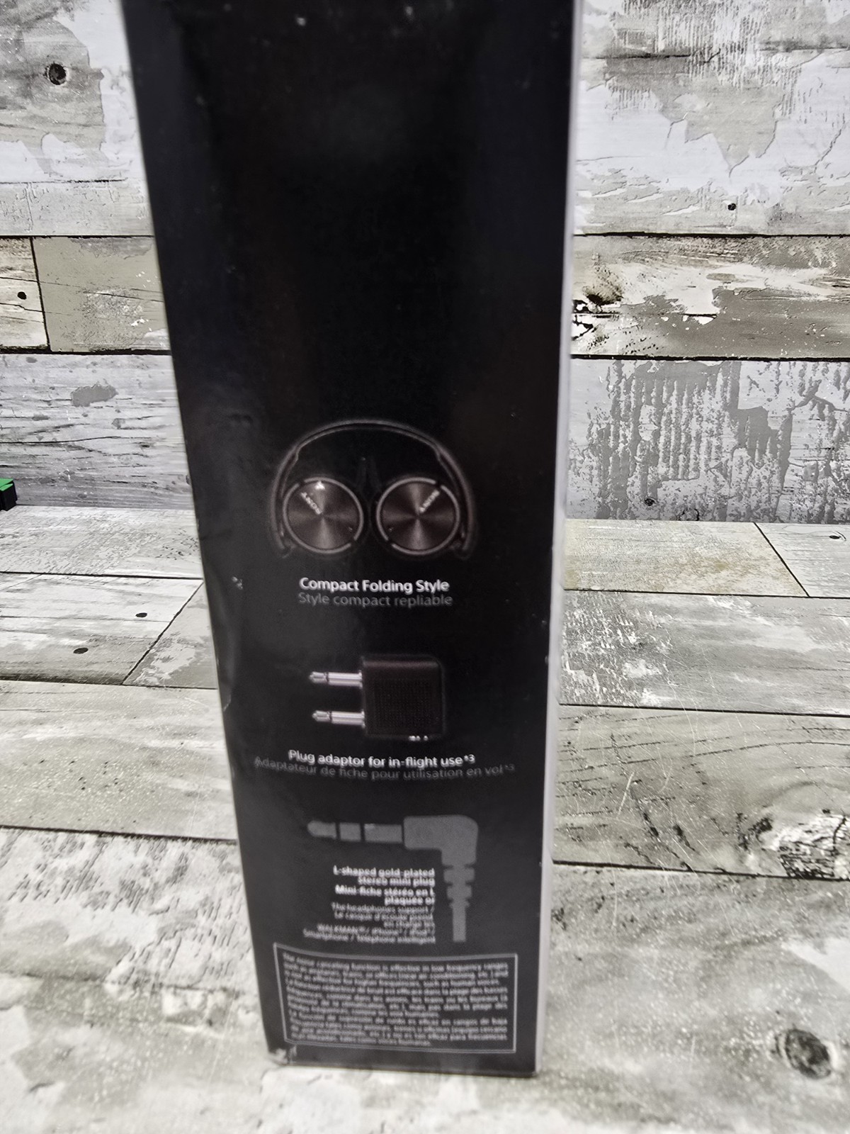 Sony MDR-ZX110NC Noise Cancelling Headphones MDRZX110NC Black Tested Works