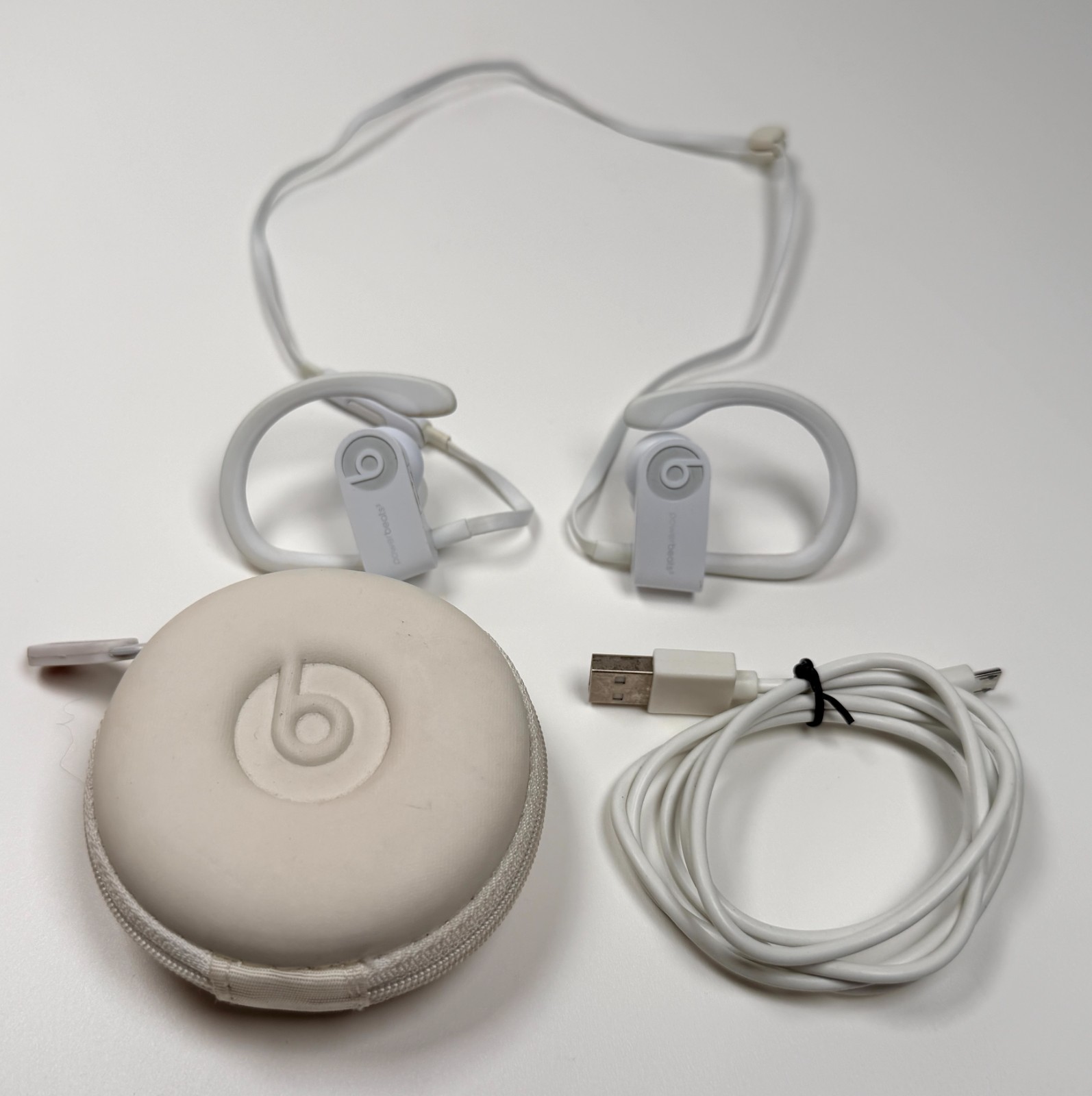 Beats Dr. Dre Powerbeats3 Wireless Hook Earphones In-Ear Case & Charger Workout