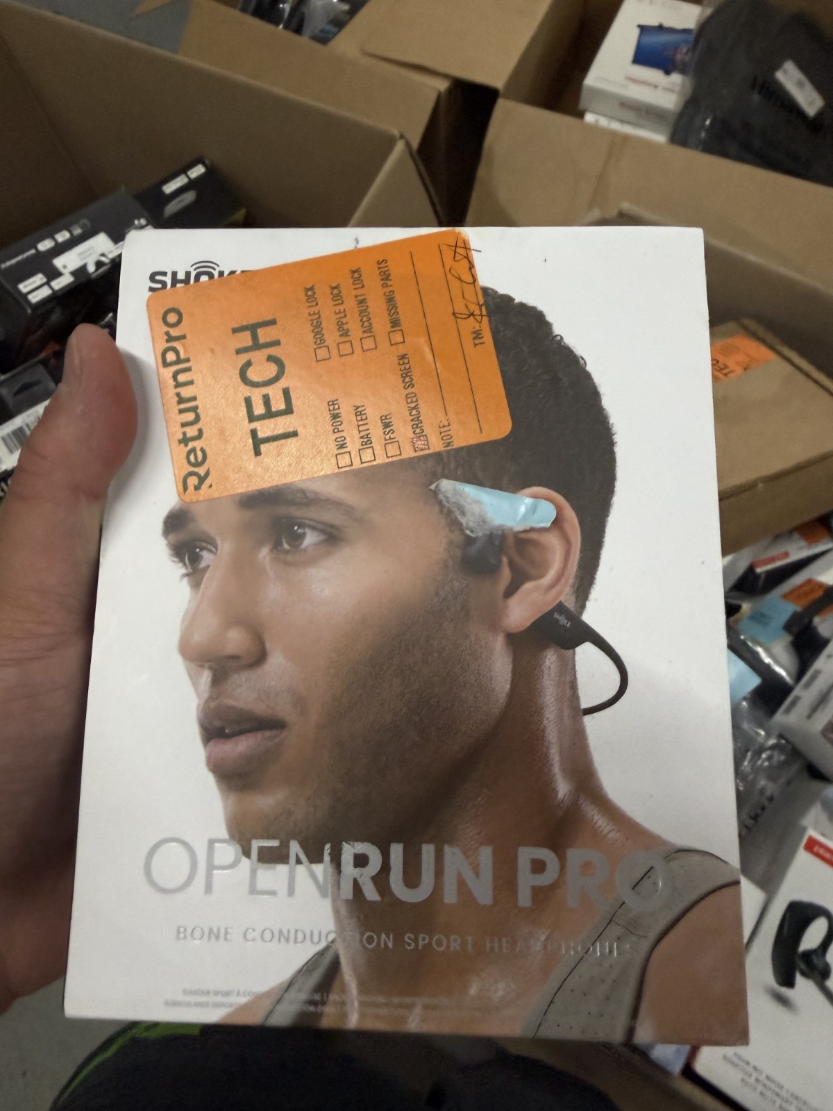 Shokz OpenRun Pro Bone-Conduction Sport Headphones Bluetooth Black
