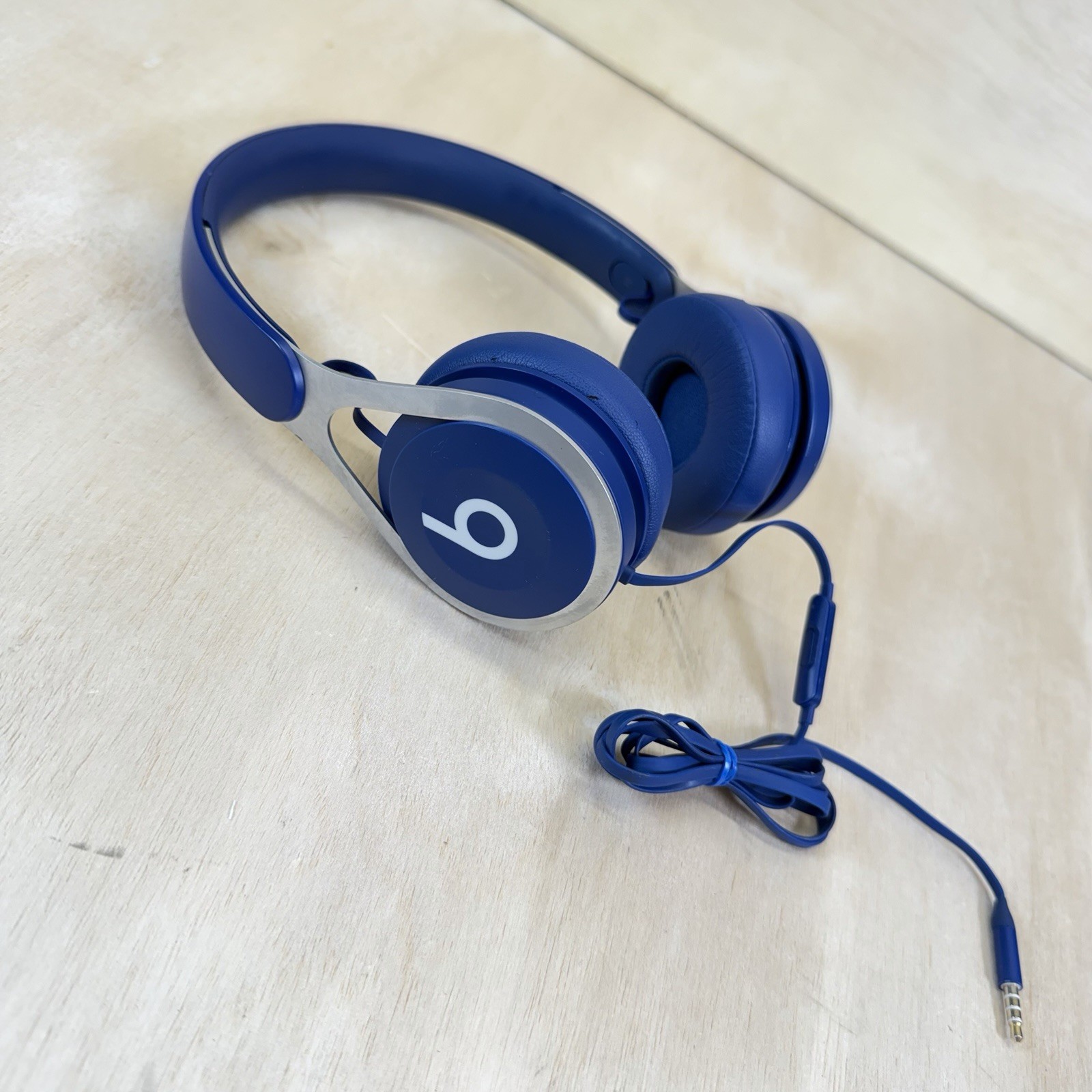 BEATS EP By Dr Dre ML9D2LLA Wired On Ear Headphones Blue Tested