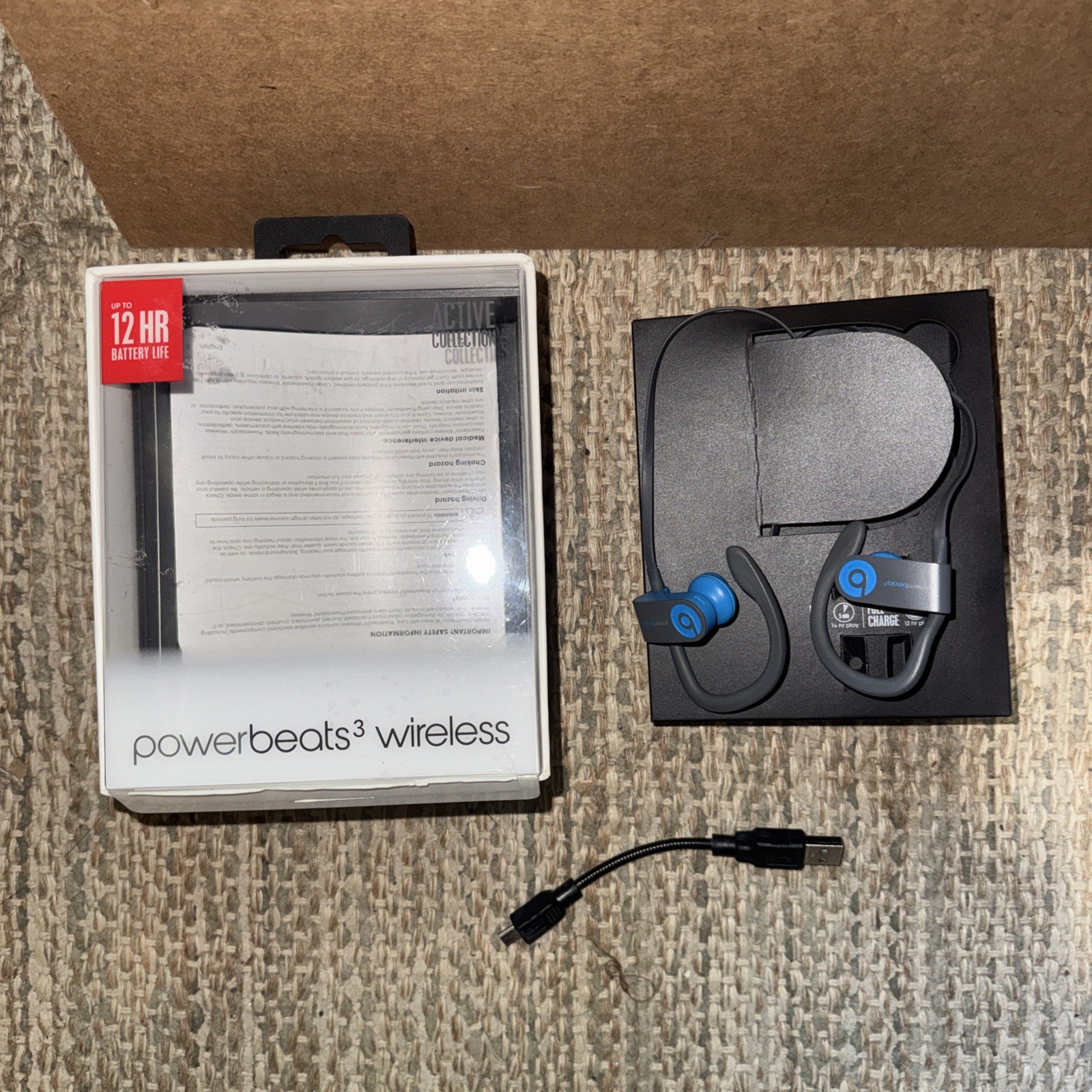 Beats by Dr. Dre Powerbeats3 Wireless Bluetooth In-Ear Headphones Flash Blue