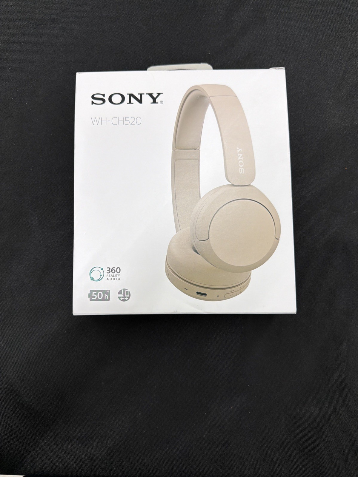 Sony WH-CH520 Over Ear Wireless Bluetooth Headphones WHCH520 – BEIGE
