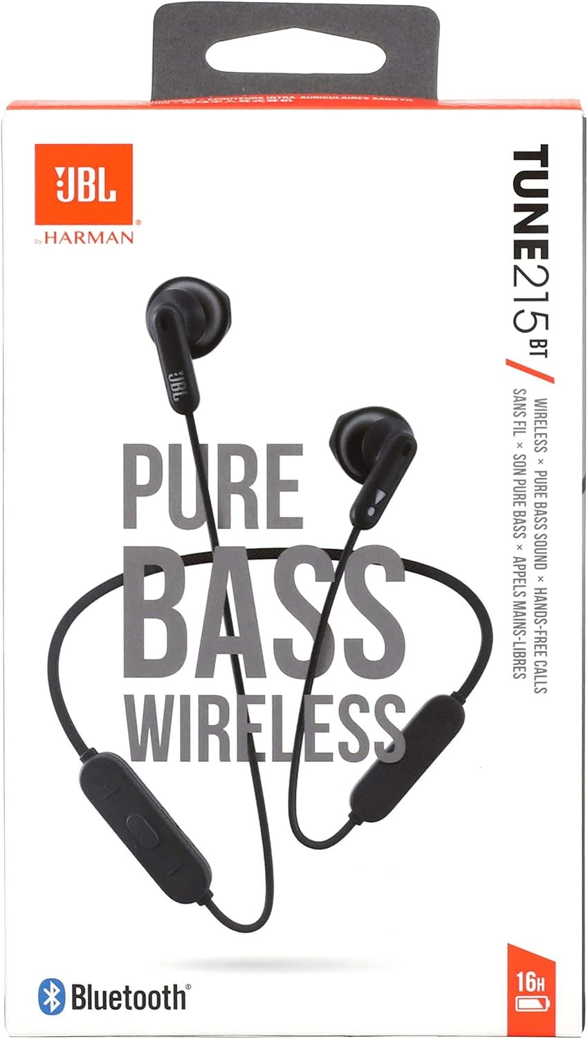 JBL Tune 215BT Wireless Open-Ear Earbuds Bluetooth Multi-point Neckband Black