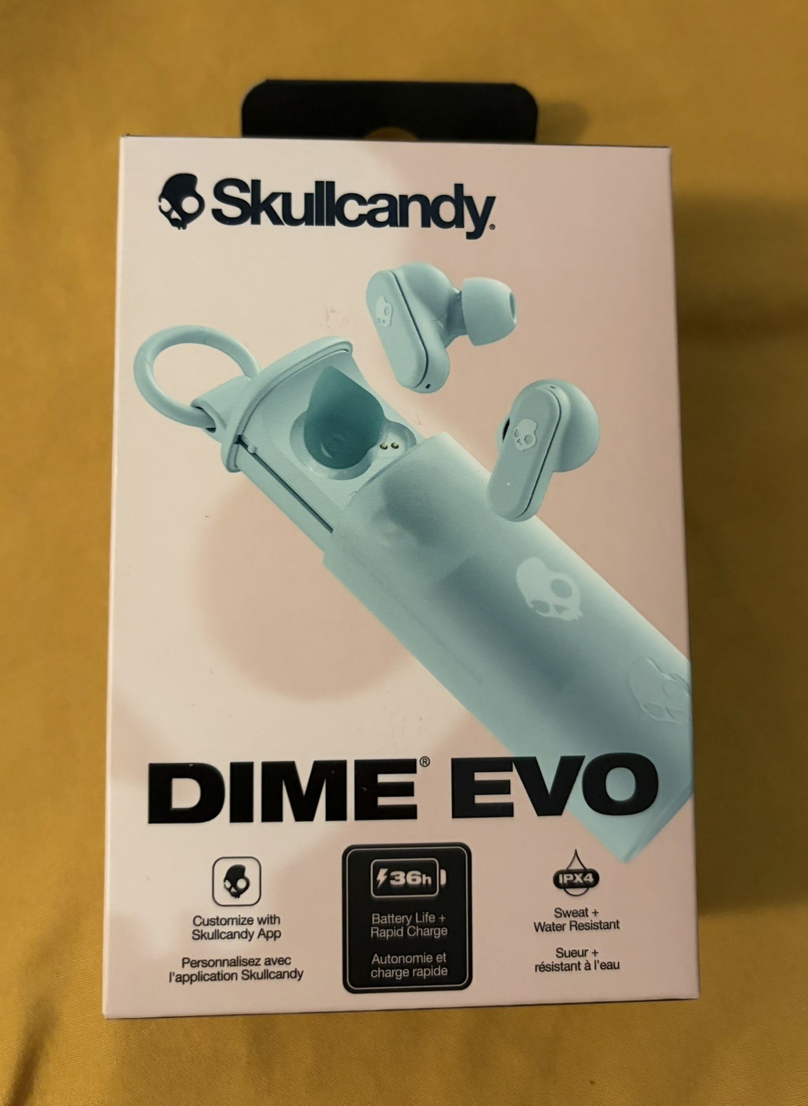 Brand New Skullcandy Dime Evo – Wireless Headphones Preppy Sage Free Ship