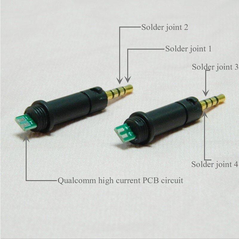 1PC 2.5mm Headphone Plug For HD598 HD560s HD400pro HD2.30 TH-M40X M50X M60X M70X