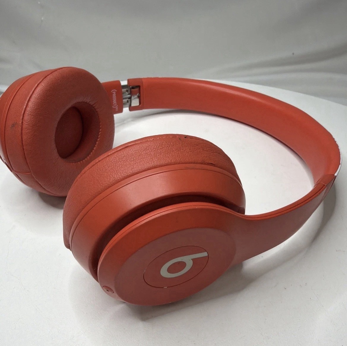 Beats by Dr. Dre Solo3 Casual Listening Headphones Red FOR PARTS!