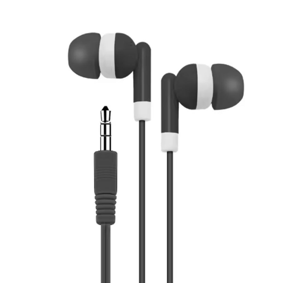 3.5mm In-ear Earbuds Headphones – Wired AUX Jack Earphone Stereo Great for Kids!