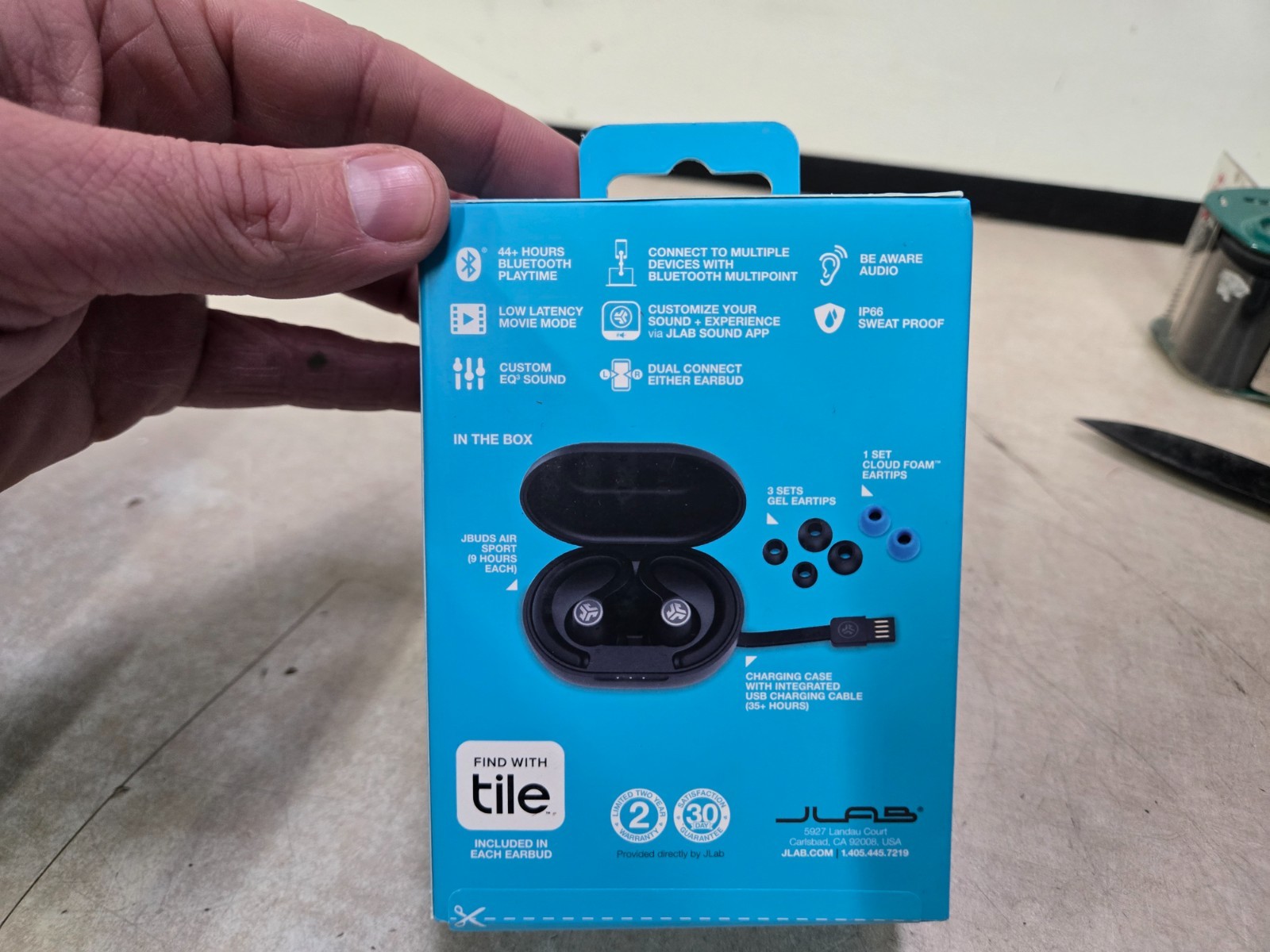 SEALED JLab Jbuds air Sport 3rd gen true Wireless In-Ear Headphones bluetooth
