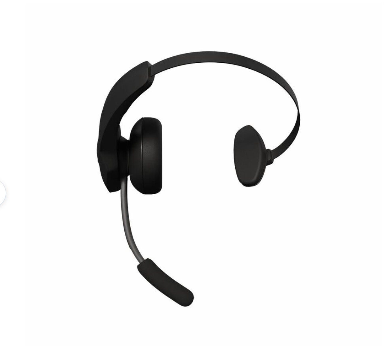 BlueParrott – Pro B350 Wireless Bluetooth Mono Headset with 98% AI Voice Isolati
