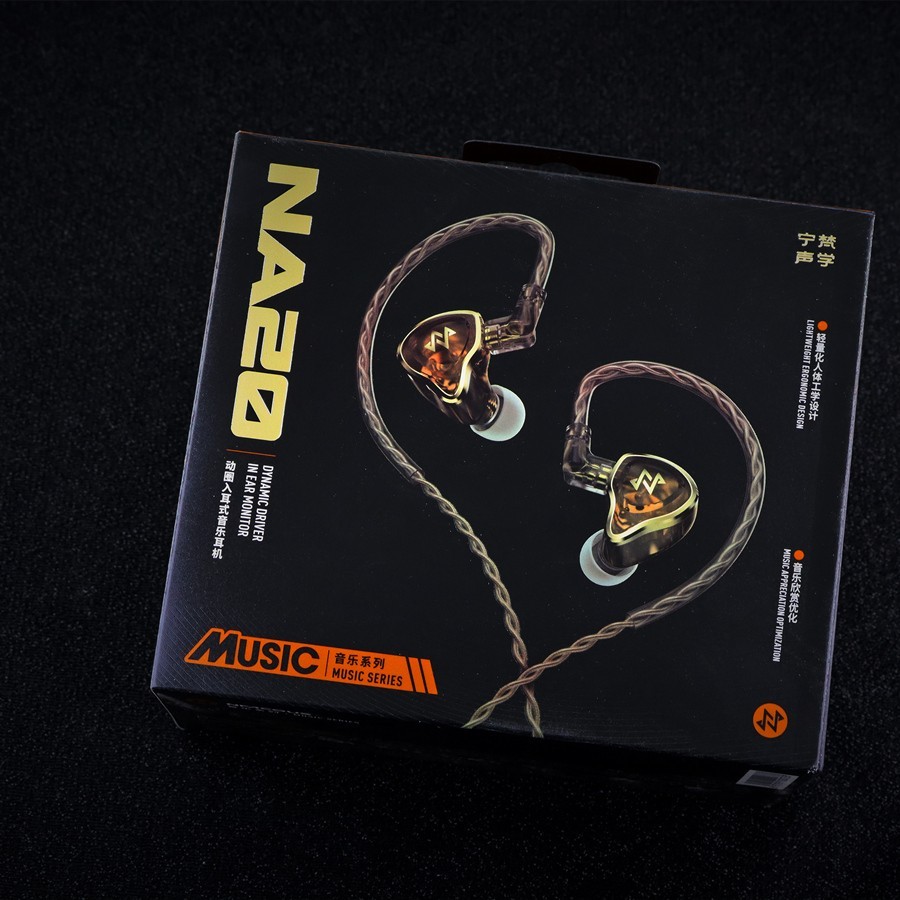 NFAudio NFACOUS NA20 Wired Headphones In Ear HiFi Earphone Dual Cavity Dynamic
