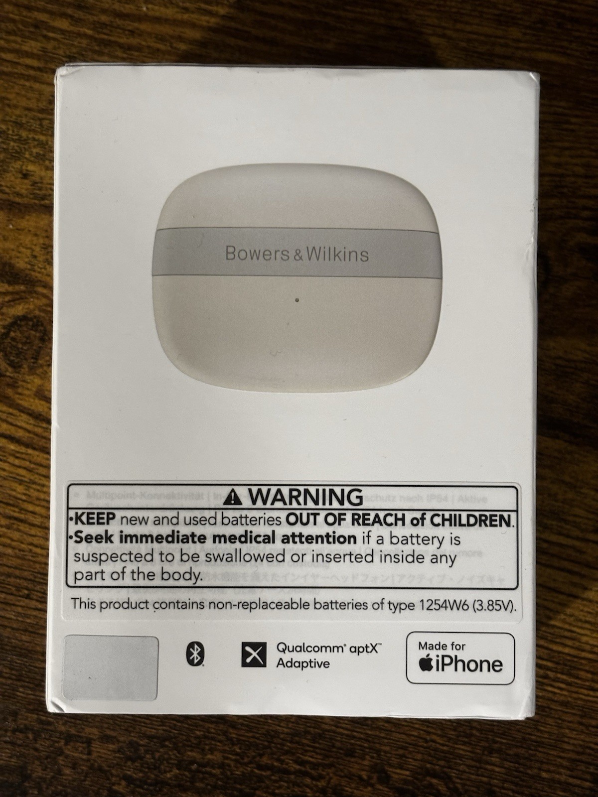 Bowers & Wilkins PI6 Wireless Earbuds – Cloud Grey New Sealed!