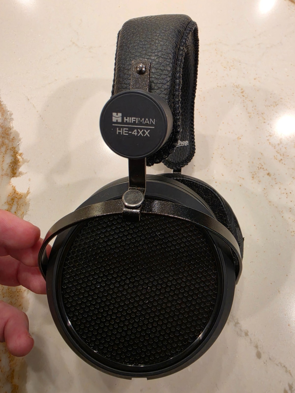 Massdrop x HIFIMAN HE4XX Planar Magnetic Headphones with Aftermarket Long Cable