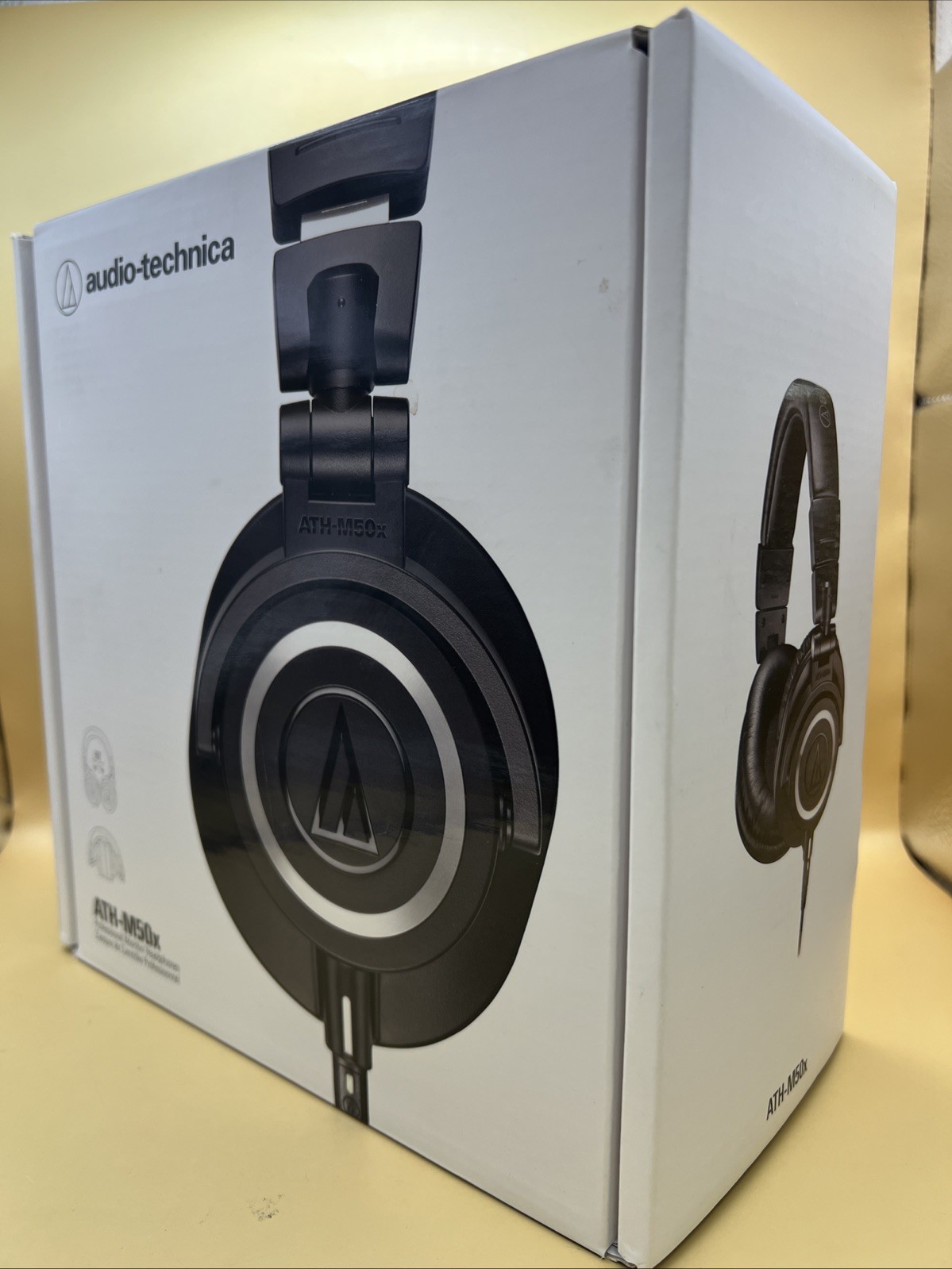 Audio-Technica ATH-M50X Professional On The Ear Headphones – Black